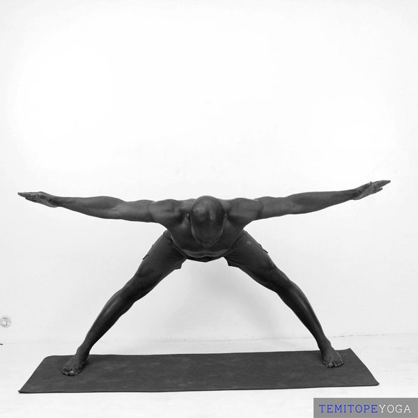 Wide-Legged Forward Fold, preparation