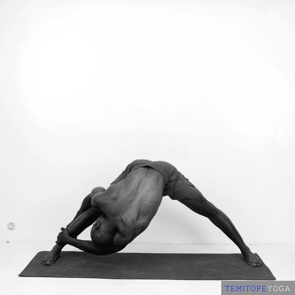 Wide-Legged Forward Fold, variation