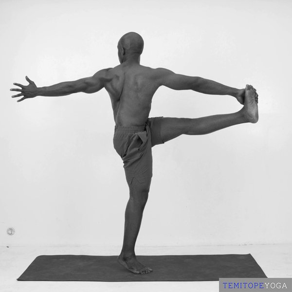 Extended Hand-to-Big-Toe Pose, variation