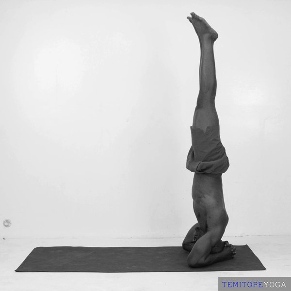 Headstand, variation