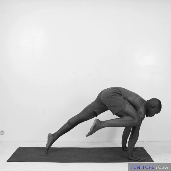 One-Legged Sage Koundinya's Pose, preparation