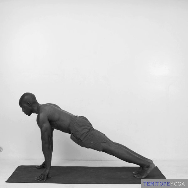 Staff Pose, variation