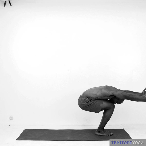 Chair Pose, preparation
