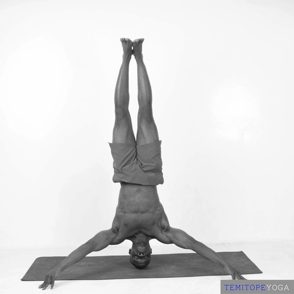 Headstand, variation