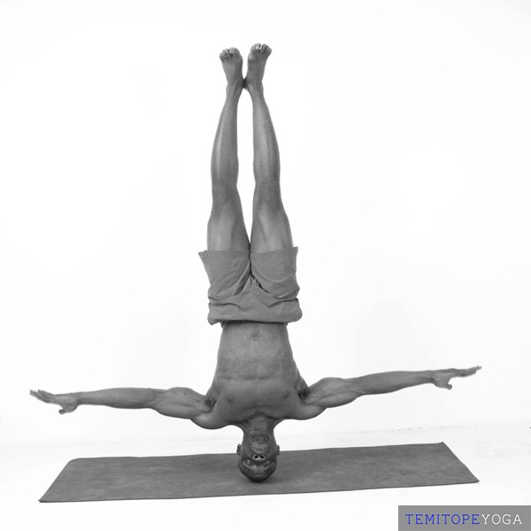 Headstand, variation